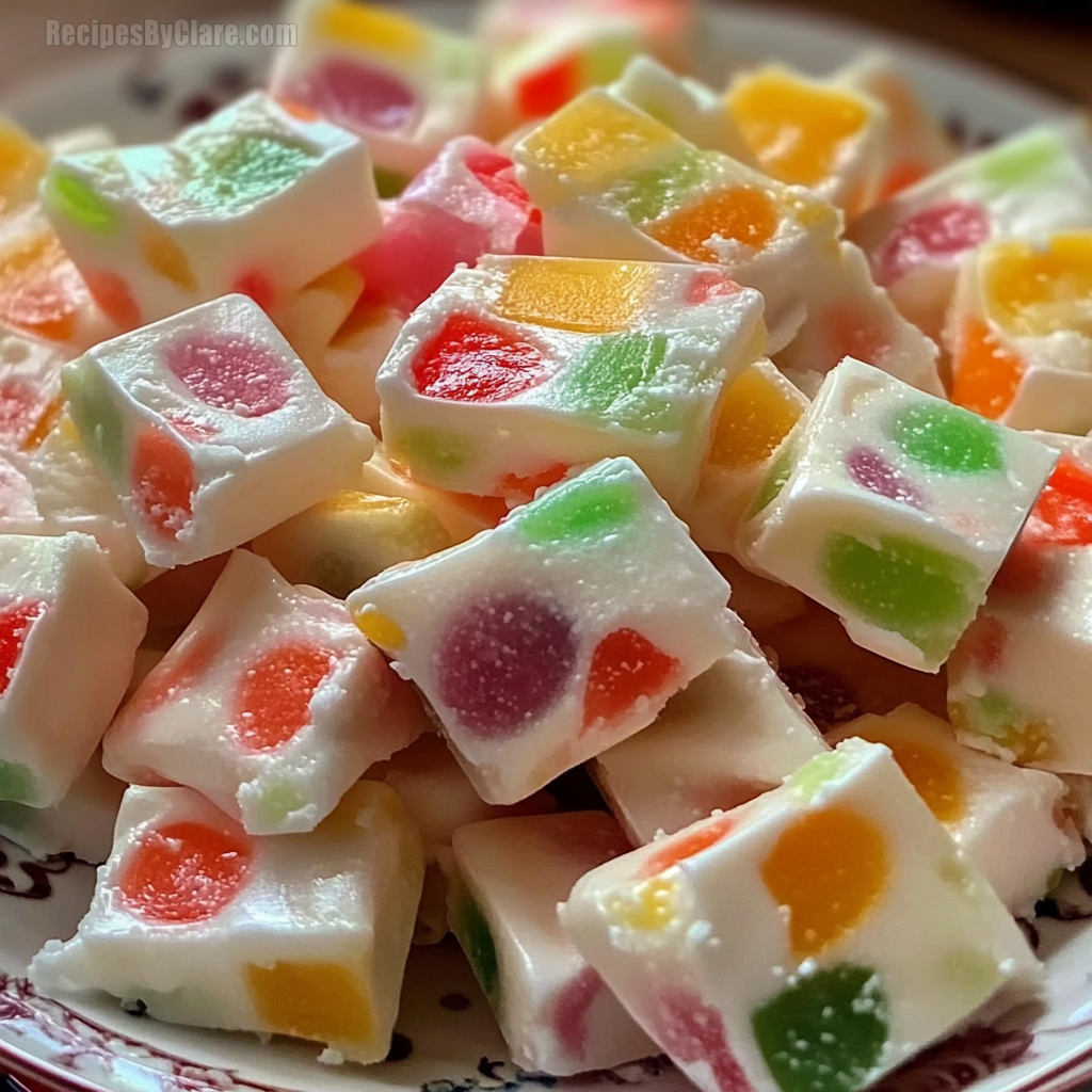 Old-Fashioned Jelly Nougat Candy