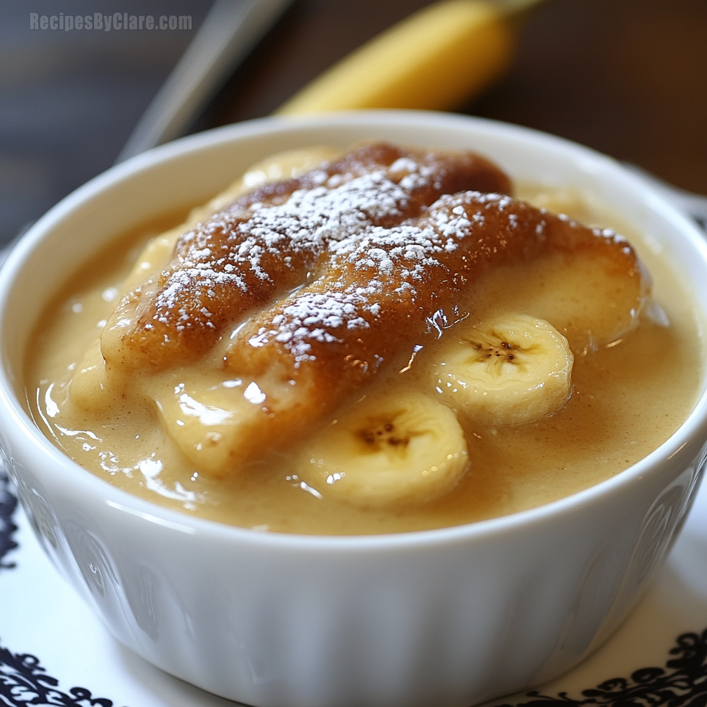 Delicious Banana Malva Pudding