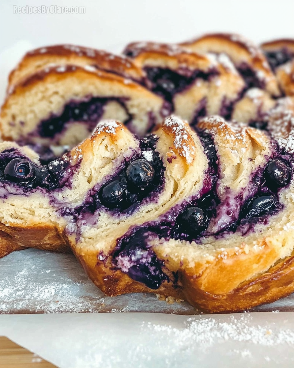 Blueberry Cream Cheese Babka